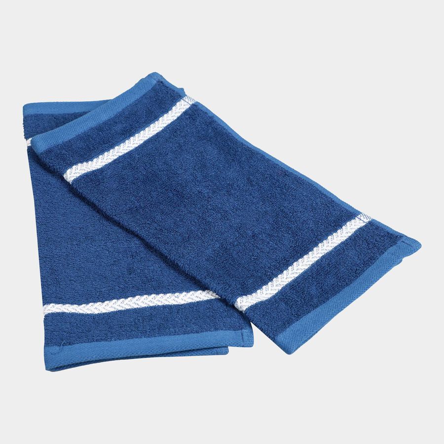 480 GSM Blue Bamboo Cotton Face Towel, , large image number null