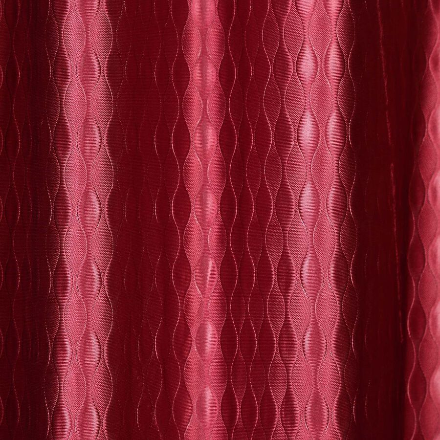 140 GSM 9 ft. Long Door Embossed Curtain, , large image number null