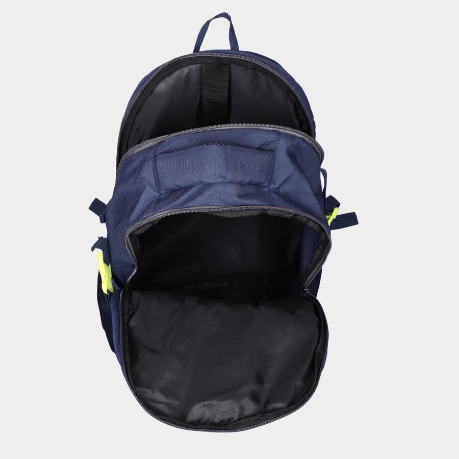 Dark Blue Polyester Backpack with Laptop Compartment, 30 L (Approx), , large image number null