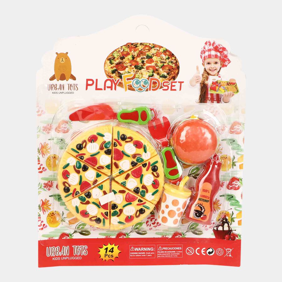 Kid's 14 Pcs. Food Pizza Set, , large image number null