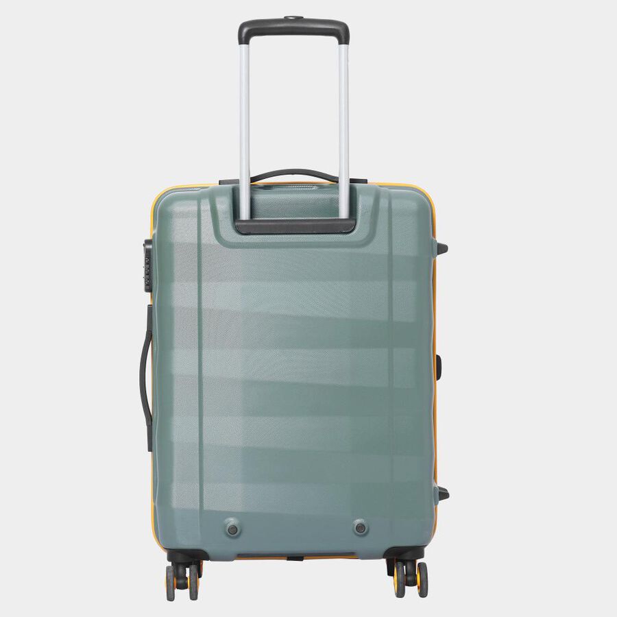 Hard Dark Green Polycarbote Trolley, , large image number null