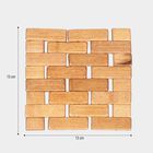 Brown Wood Coaster, , small image number null