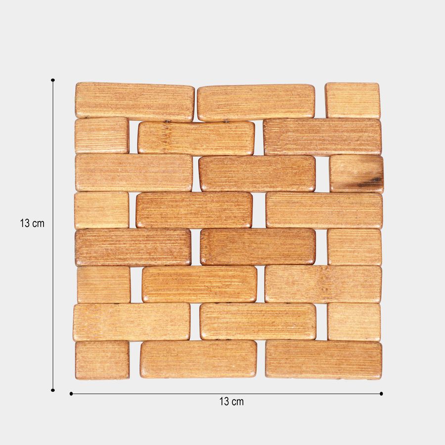 Brown Wood Coaster, , large image number null