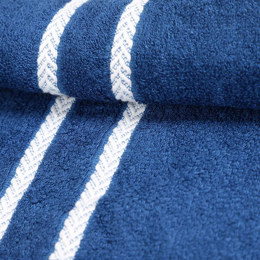 480 GSM Blue Cotton Hand Towel, , large image number null