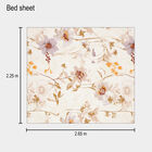 120 GSM White Polyester Double Bedsheet, , small image number null