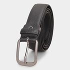 Men Black Pu Formal Belt, , small image number null