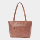 Women's Tan Polyurethane Tote Bag, , small image number null