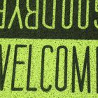 Anti-Skid Green Polypropylene Door Mat, , small image number null