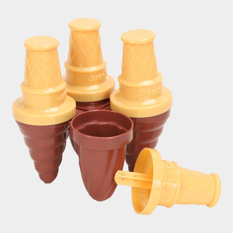 Plastic 4 Moulds Kulfi Maker, , large image number null