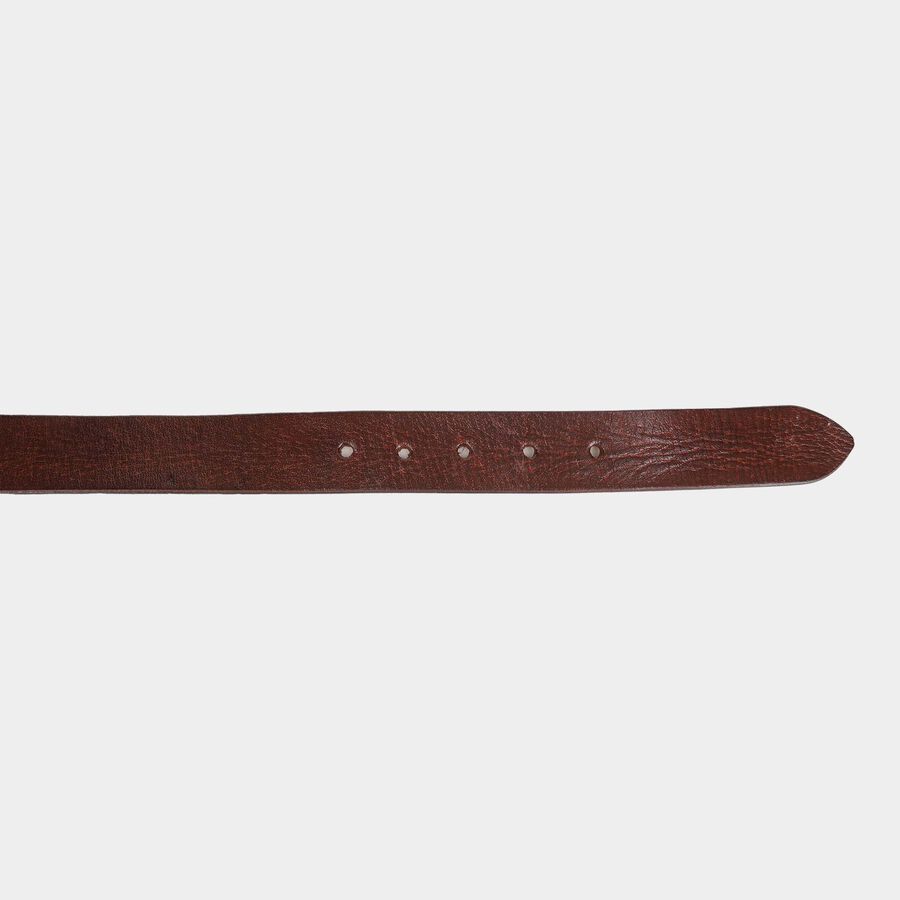 Men's Leather Casual Belt, Size 36, Smooth/Plain, , large image number null
