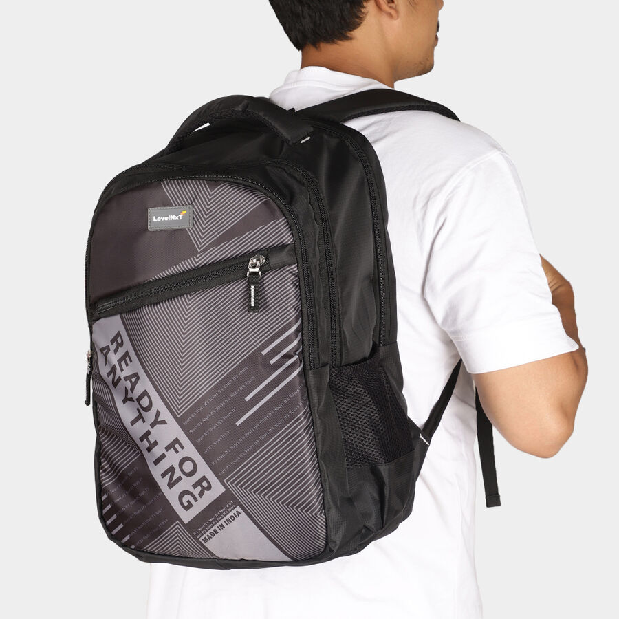Grey Backpack, , large