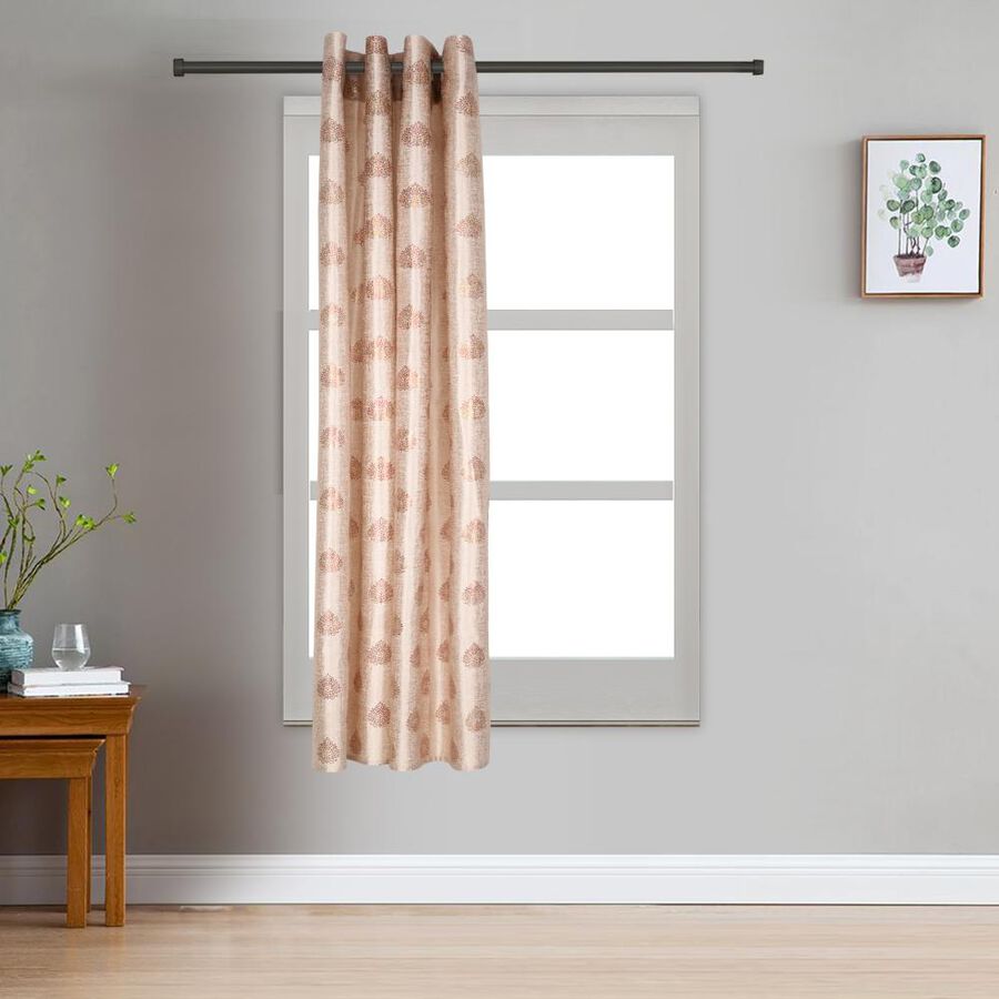 5ft. Brown Window Curtain, , large image number null