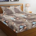 110 GSM Microfiber Double Bedsheet With 2 Pillow Covers, , small image number null