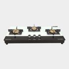 Glass Top Gas Stove, 3 Burners, , small image number null