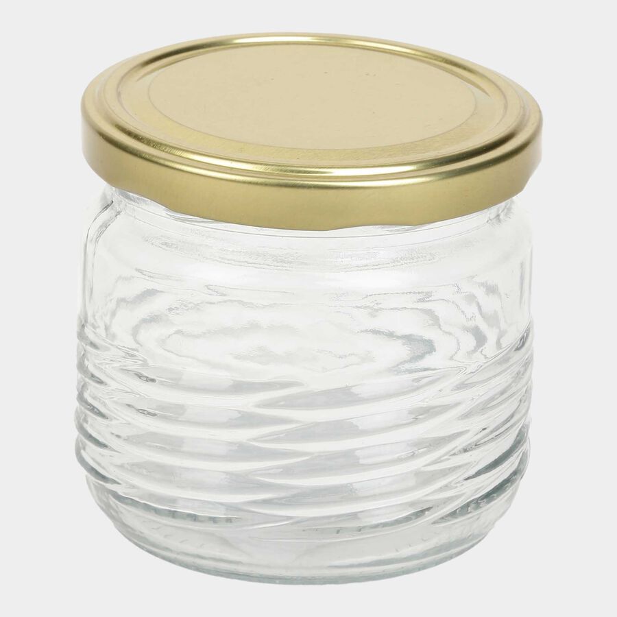 1 pc. Glass Round Jar - 350 ml, , large image number null