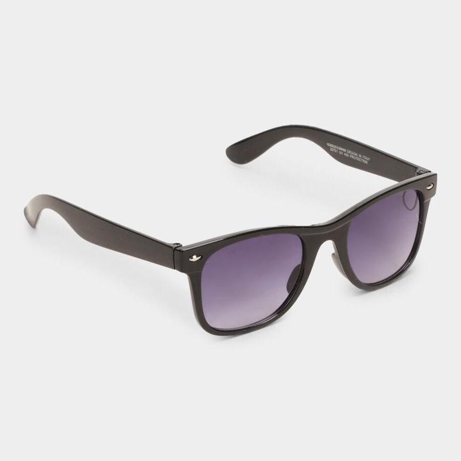 Kid's Brown Plastic Gradient Wayfarer Sunglasses, , large