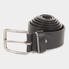 Men's Black Polyurethane Casual Belt, , small image number null