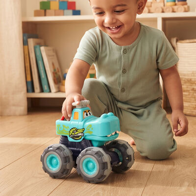 kid's Friction Powered Bull Monster Truck Toy