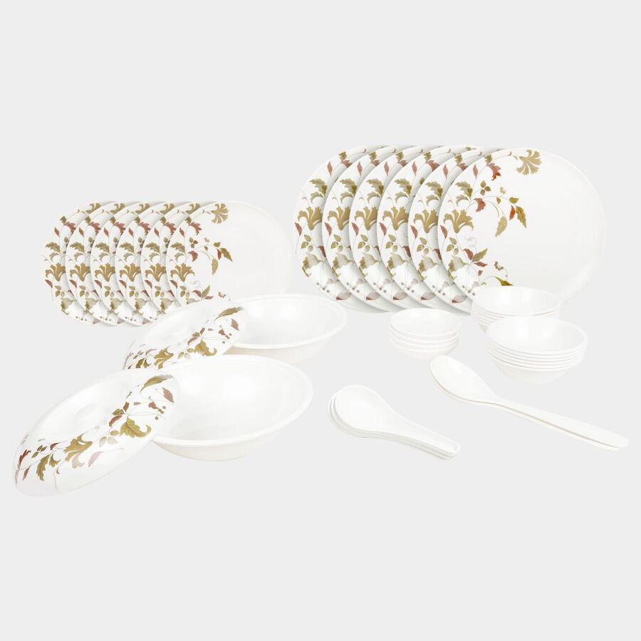 Home Finery 40 Pcs. Melamine Dinner Set Vishal Mega Mart India