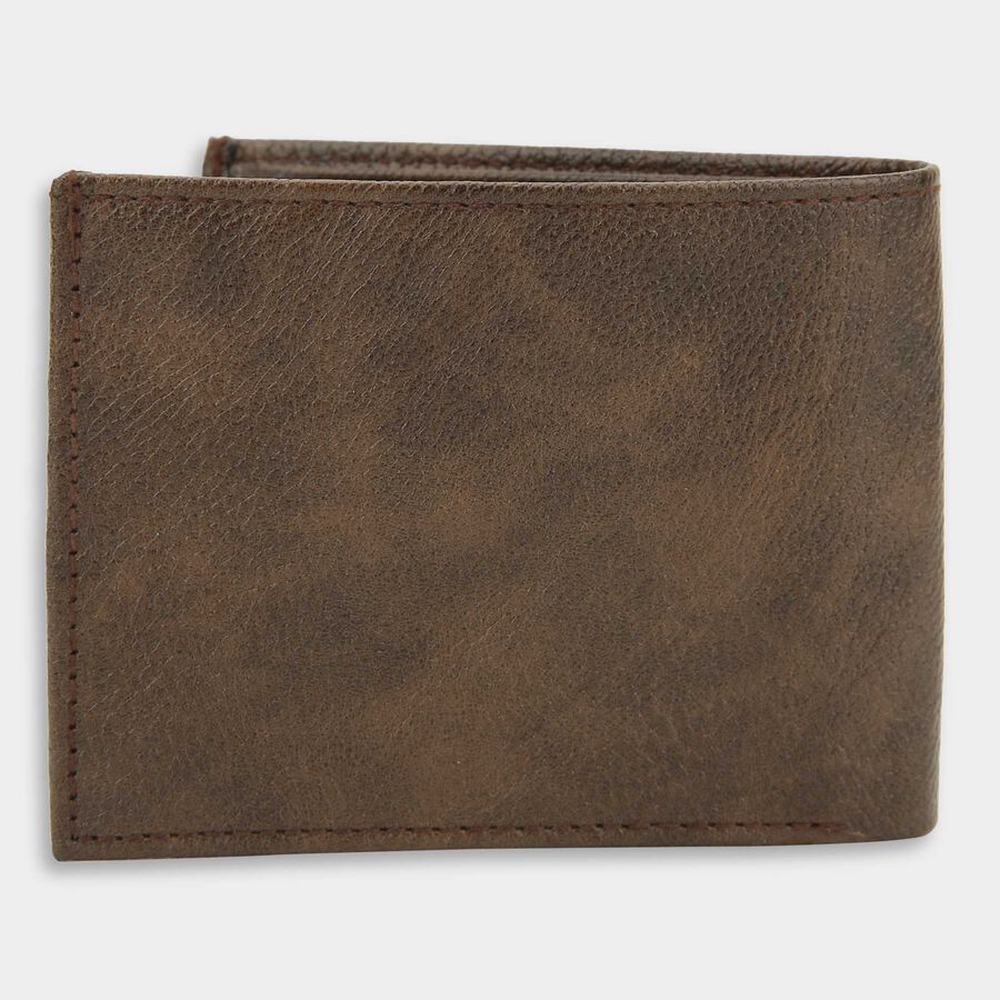 Men PU Brown Wallet, , large image number null