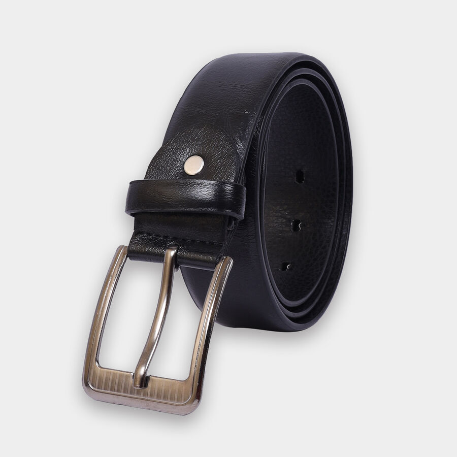 Men's Polyurethane Casual Belt, Size 36, Smooth/Plain, , large image number null