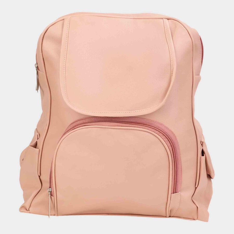 Kid's Pink Polyurethane Bag, , large image number null