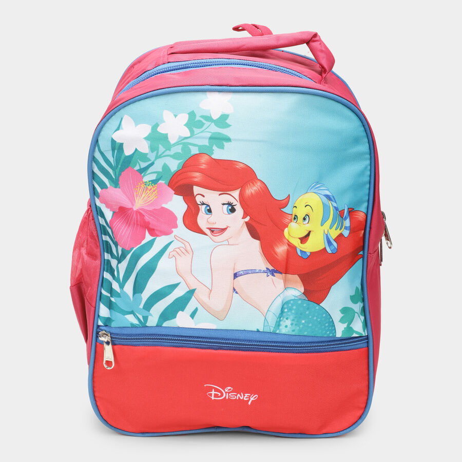 Kid's Red Disney Ariel Princess School Bag, , large