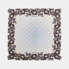 White Floral Printed Cushion Cover, , small