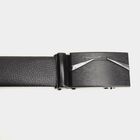 Men's Black Polyurethane Formal Belt, , small image number null