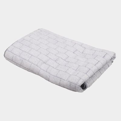 200 GSM Grey Microfiber Bath Towel