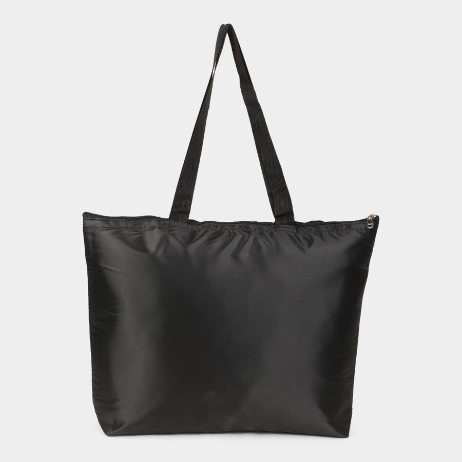 Black Fabric-Nylon Bag, , large