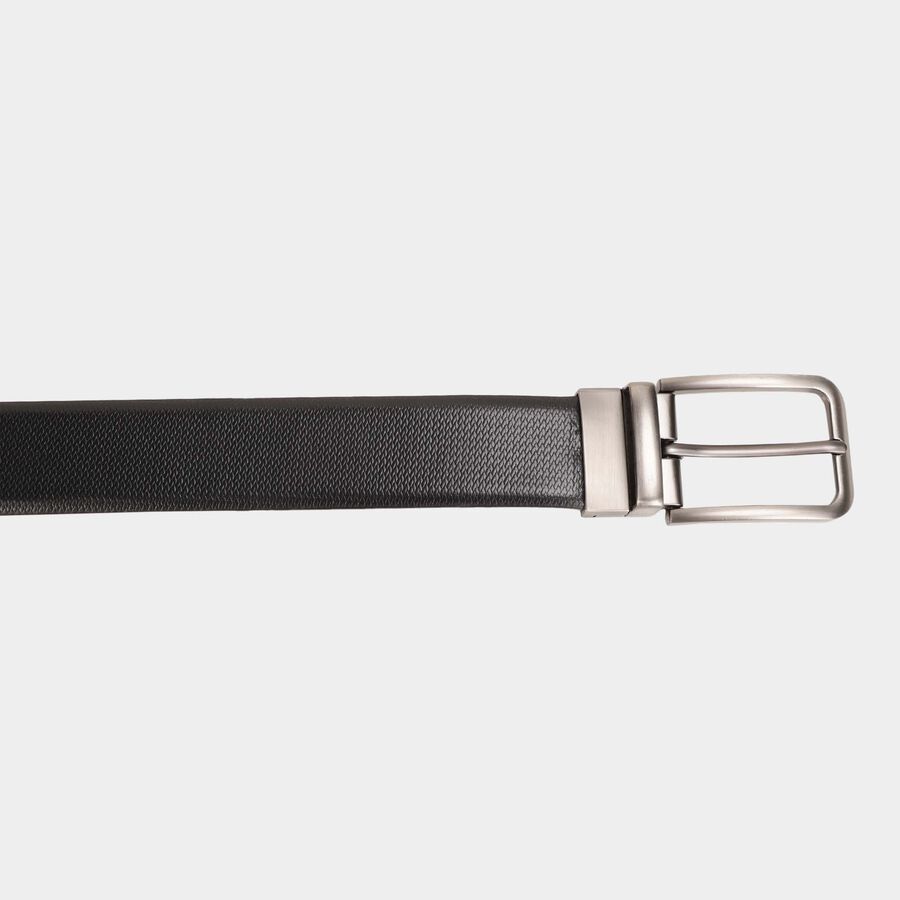 Men's Black Leather Formal Belt, , large image number null