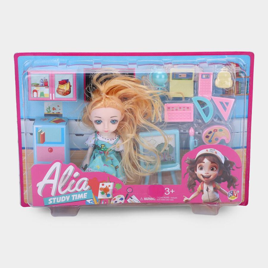 Alia Baby Study Time Doll & Accessories, , large image number null