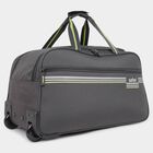Dark Grey Polyester Duffle Trolley, , small image number null