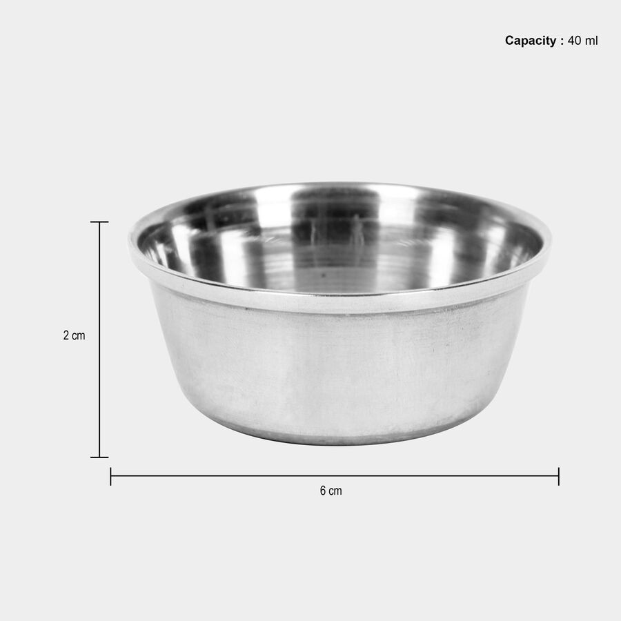 40 ml Steel Serving Bowl, , large image number null