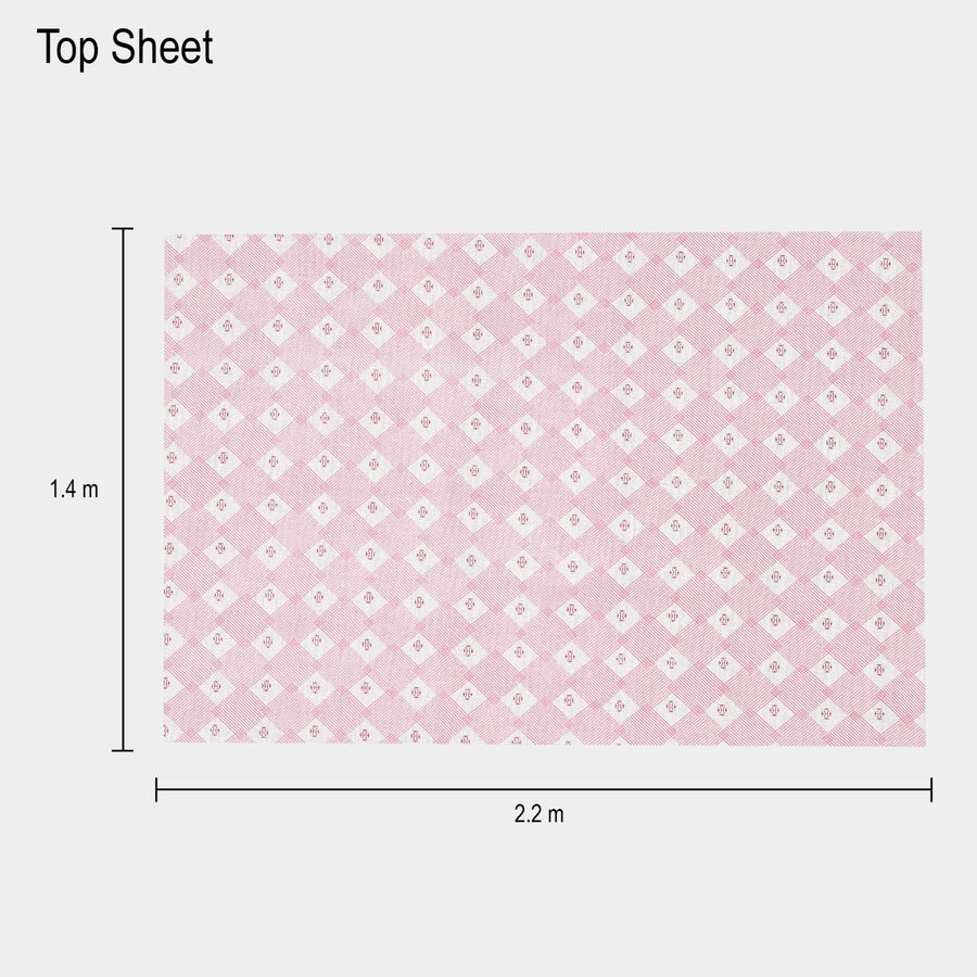 Pink Polyester Top Sheet, , large