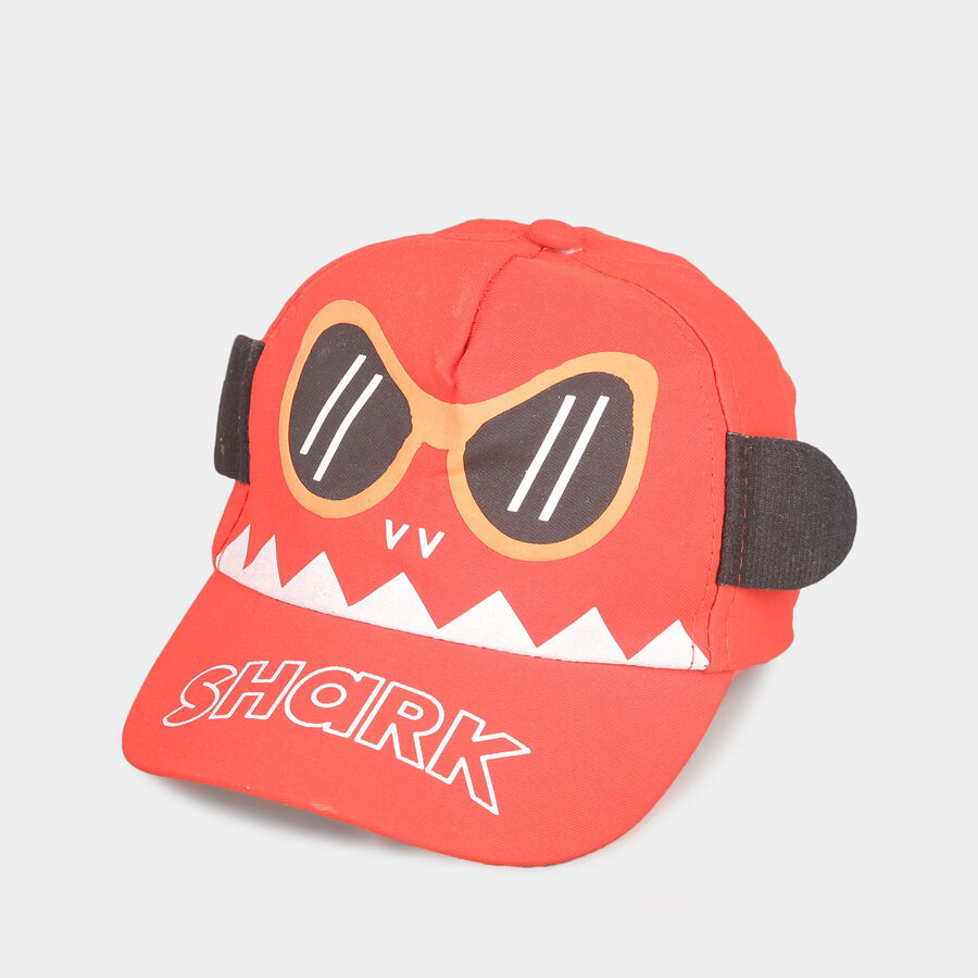 Kids' Red Nylon/Polyester Cap, , large image number null