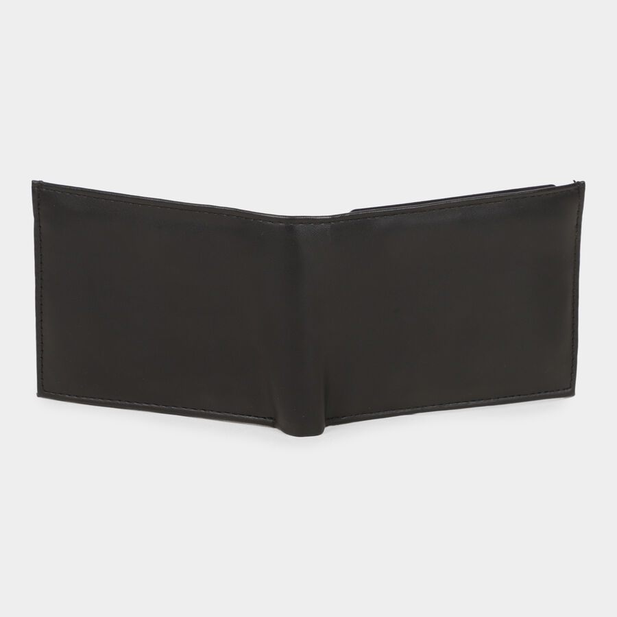 Black Polyurethane Wallet, , large