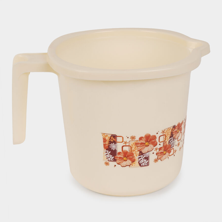 Plastic Bath Mug Plastic Printed Bath Mug, 1.5 L - Colour/Design May Vary, , large image number null