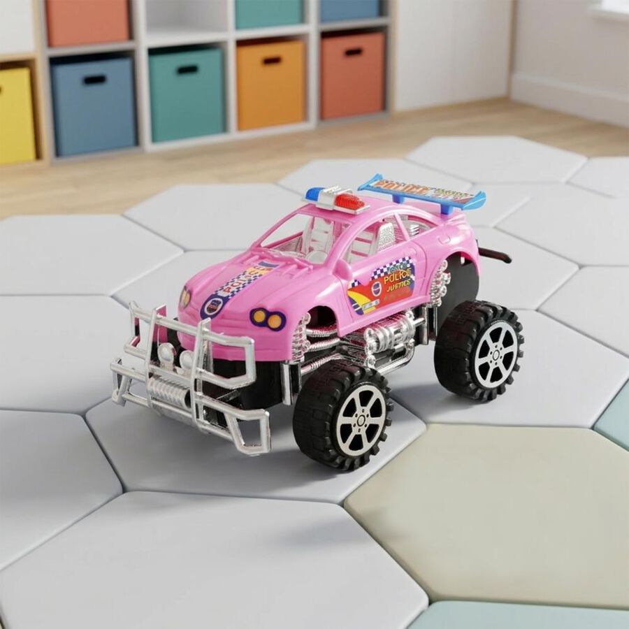 Kid's Pink Vintage Plastic Car, , large