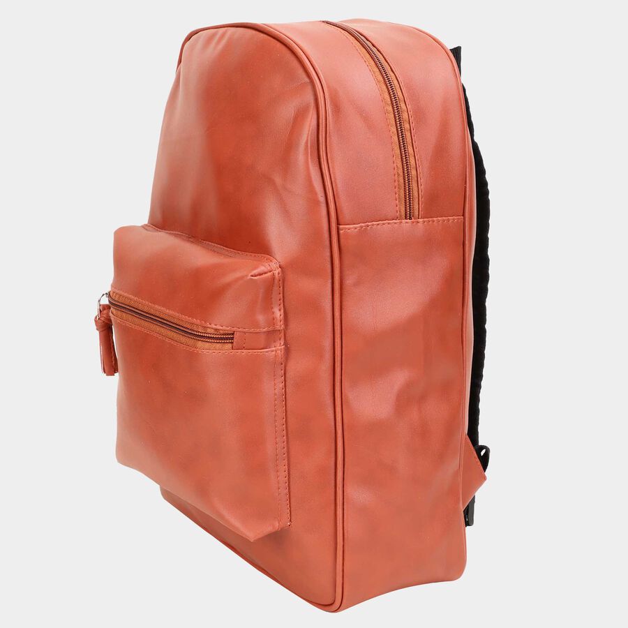 Women's Plain Polyurethane Backpack, , large image number null