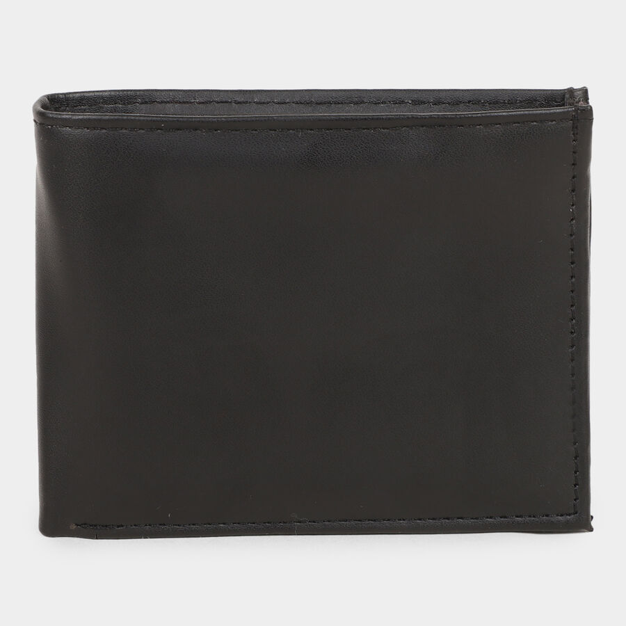 Black Polyurethane Wallet, , large
