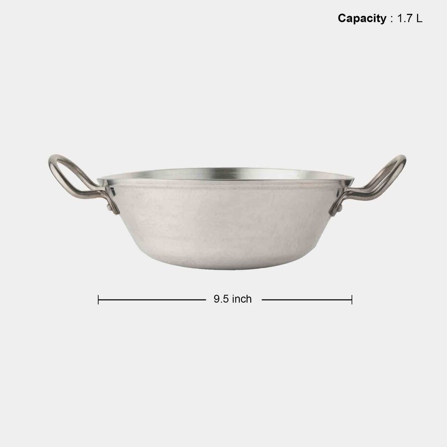 1.7 L Aluminum Kadhai, , large image number null