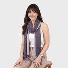 Woman's Aqua Nylon/Polyester Scarf, , small