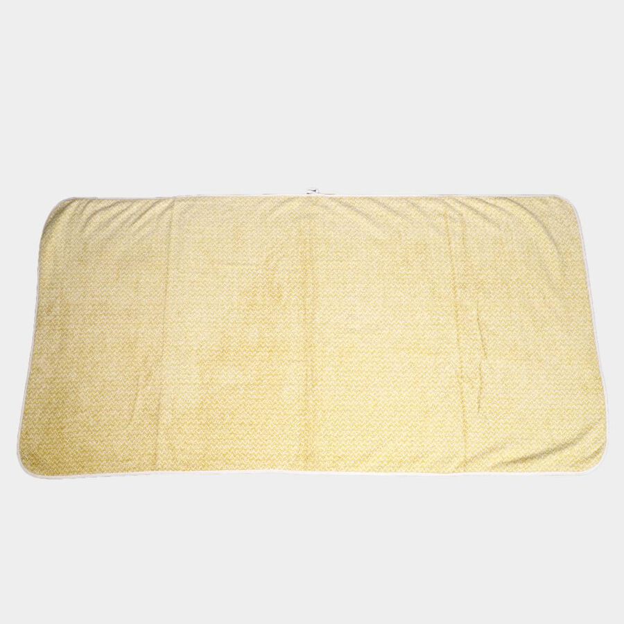 280 GSM Yellow Microfiber Bath Towel, , large image number null