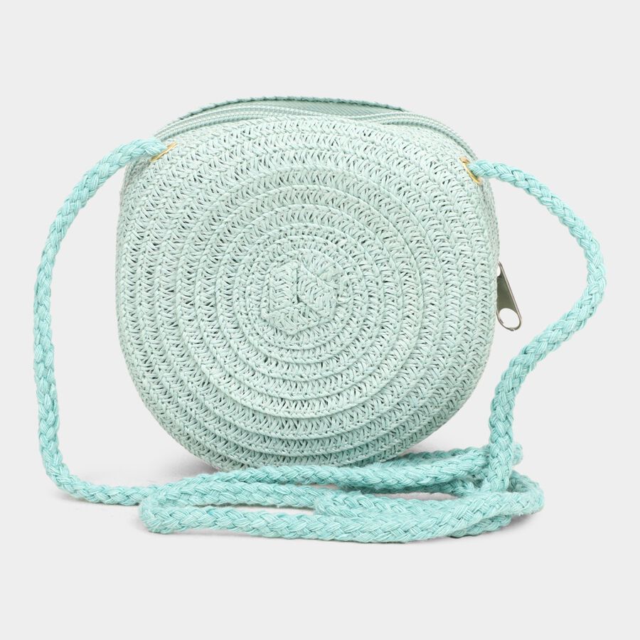 Women's Colour Block Plastic Sling Bag, , large image number null