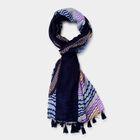 Women's Light Pink Cotton Scarf, , small image number null