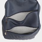 Women's Blue Polyurethane Backpack, , small image number null