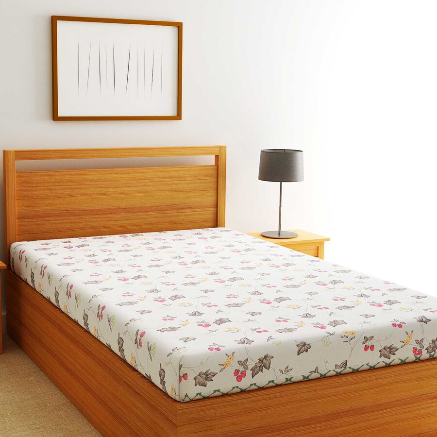 104 TC Cotton Single Bedsheet, , large image number null