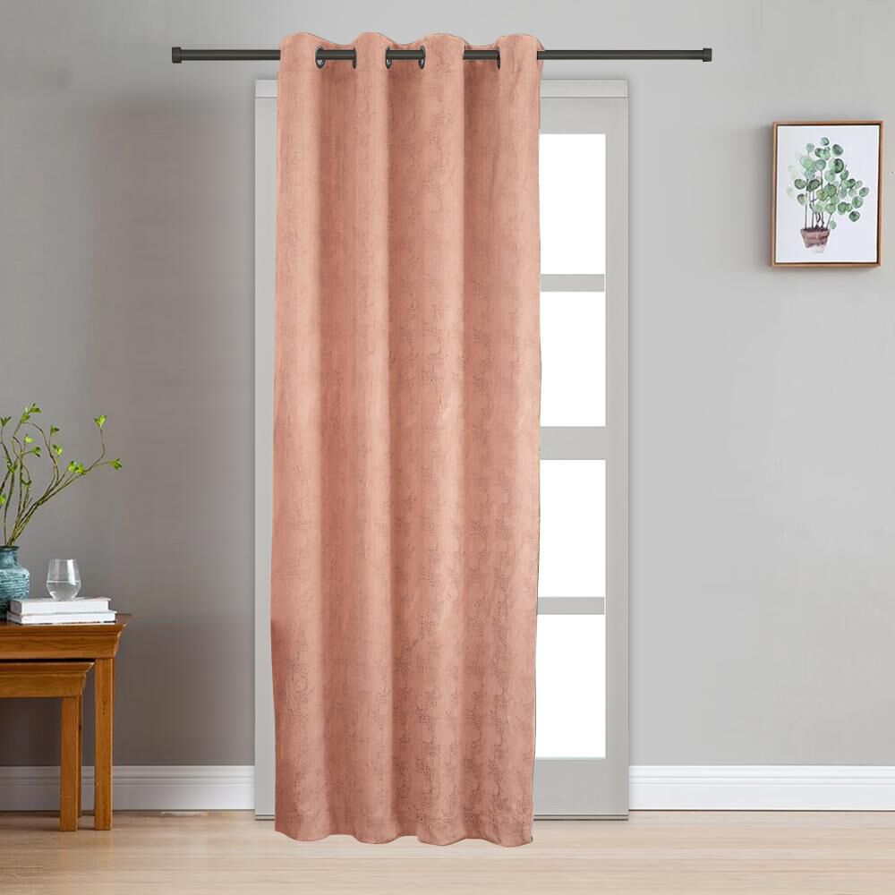 Home Beautiful                         Brown Polyester Curtain